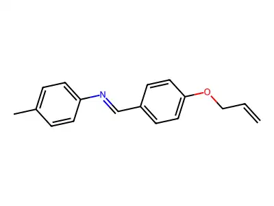 Benzenamine, 4-methyl-N-[[4-(2-propenyloxy)phenyl]methylene]- structure