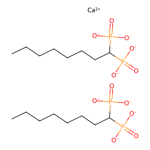 Calcium dioctyl bisphosphonate structure