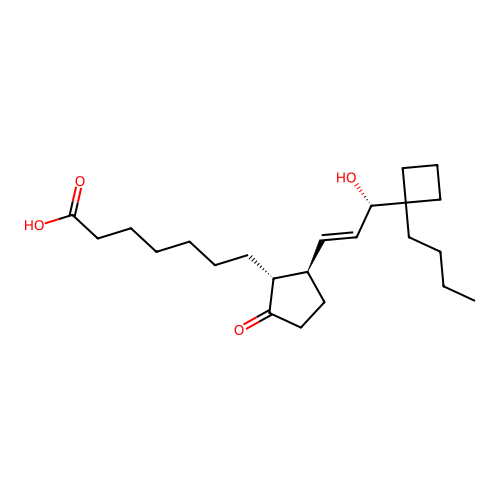 11-deoxy-16,16-trimethyleneprostaglandin E1 structure