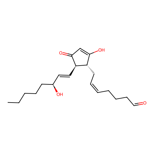 Prostaglandin D2 1,9-lactone structure