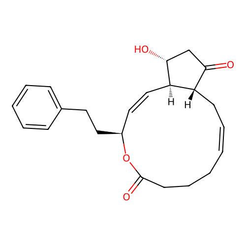 17-Phenyl-18,19,20-trinor-pge2 1,15-lactone structure