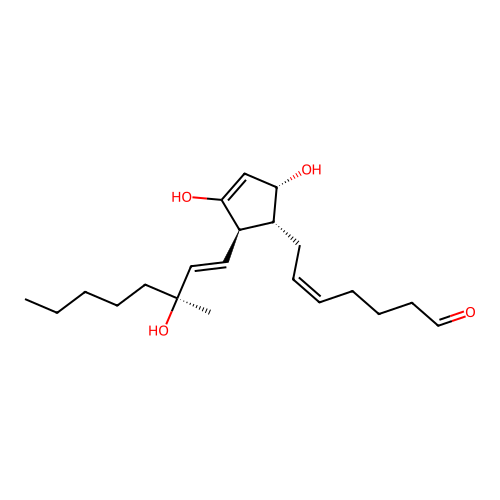 (15S)-15-Methyl-pgf2-alpha 1,9-lactone structure