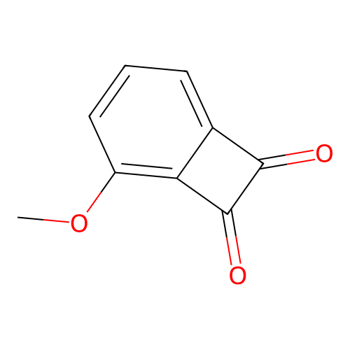 2-Methoxybicyclo[4.2.0]octa-1(6),2,4-triene-7,8-dione structure
