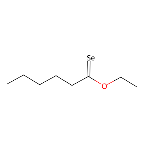 O-Ethyl selenohexanoate structure