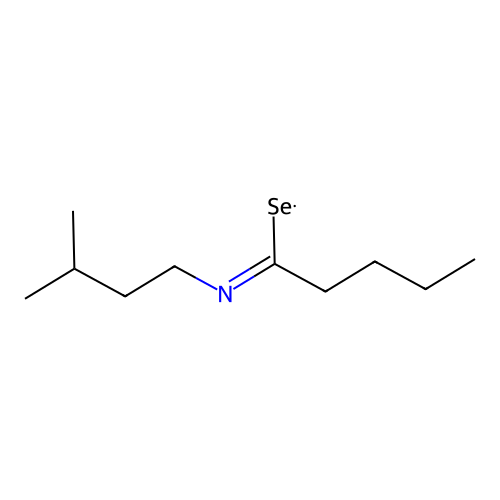 [(1Z)-N-(3-Methylbutyl)pentanimidoyl]selanyl structure