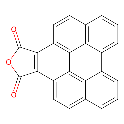 Benzo(ghi)perylene-1,2-dicarboxylic anhydride structure