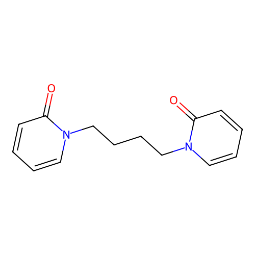 1-[4-(2-Oxopyridin-1-yl)butyl]pyridin-2-one structure