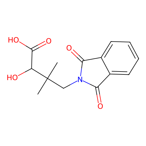 4-(1,3-dioxo-1,3-dihydro-2H-isoindol-2-yl)-2-hydroxy-3,3-dimethylbutanoic acid structure