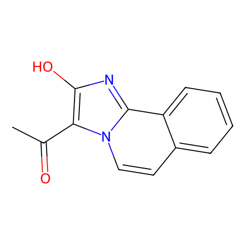 1-(2-Hydroxyimidazo[2,1-a]isoquinolin-3-yl)ethanone structure
