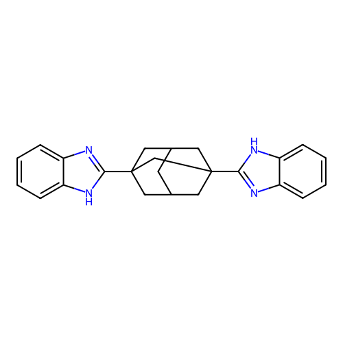 1,3-[Bis(2-benzimidazolyl)]adamantane structure