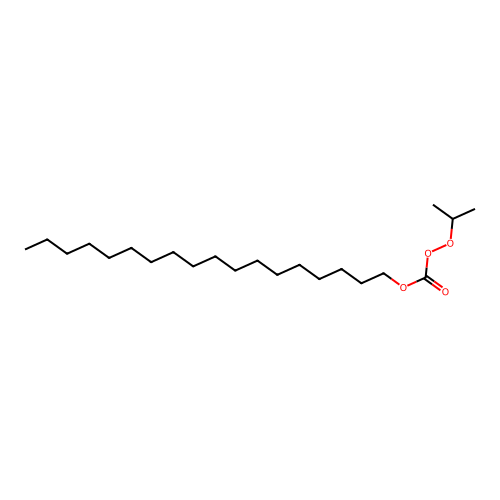OO-isopropyl O-octadecyl peroxycarbonate structure