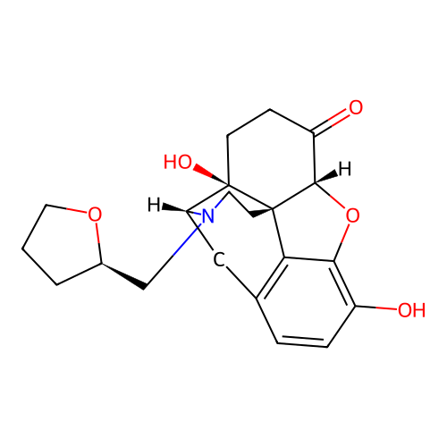 (N-Tetrahydrofurfuryl)noroxymorphone structure