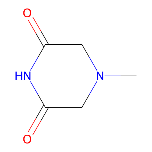 4-Methylpiperazine-2,6-dione structure