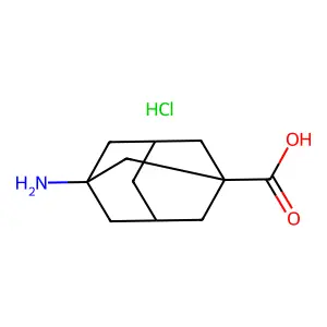 3-Aminoadamantane-1-carboxylic acid hydrochloride structure
