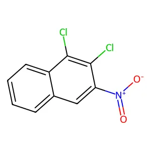 Naphthalene, 1,2-dichloro-3-nitro- structure