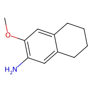 3-Methoxy-5,6,7,8-tetrahydro-naphthalen-2-ylamine structure