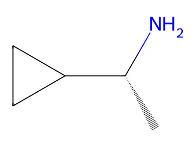 1-Cyclopropylethanamine structure