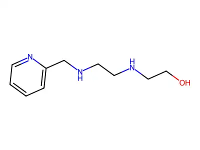 Ethanol, 2-[[2-[(2-pyridinylmethyl)amino]ethyl]amino]- structure