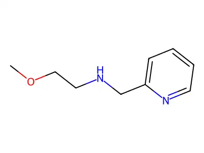 (2-Methoxyethyl)((pyridin-2-yl)methyl)amine structure