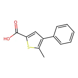 5-Methyl-4-phenylthiophene-2-carboxylic acid structure