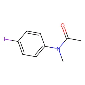 N-(4-碘苯基)-N-甲基乙酰胺 structure