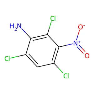 2,4,6-Trichloro-3-nitroaniline structure