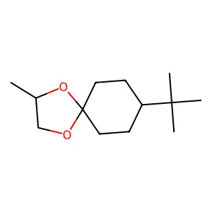 1,4-Dioxaspiro(4.5)decane, 8-(1,1-dimethylethyl)-2-methyl- structure