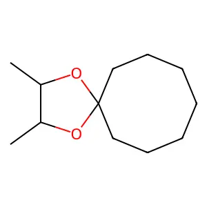2,3-Dimethyl-1,4-dioxa-spiro[4.7]dodecane structure