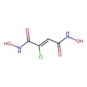 2-氯-N,N'-二羟基丁-2-烯二酰胺 structure