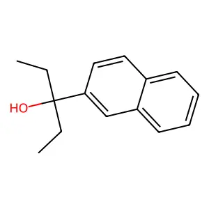 3-(Naphthalen-2-yl)pentan-3-ol structure