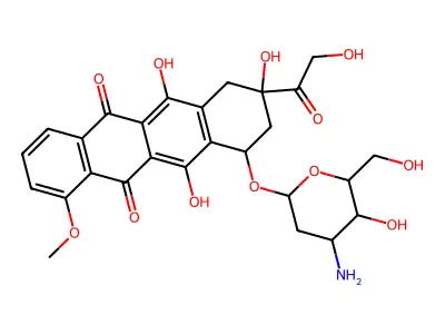 4'-epi-6'-Hydroxyadriamycin structure