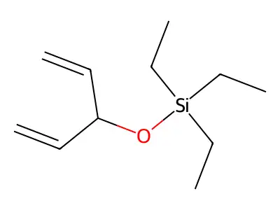 3-Triethylsiloxy-1,4-pentadiene structure