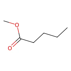 戊酸甲酯 structure