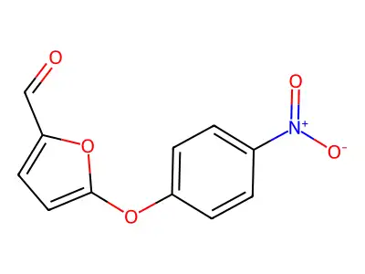 5-(4-Nitrophenoxy)furan-2-carbaldehyde structure