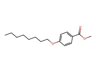 Methyl 4-octyloxybenzoate structure