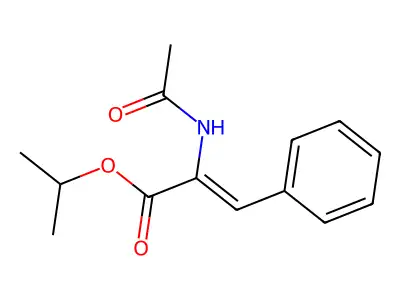 2-Propenoic acid, 2-(acetylamino)-3-phenyl-, 1-methylethyl ester, (Z)- structure