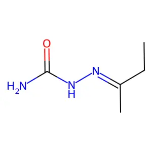 2-(1-Methylpropylidene)hydrazinecarboxamide structure