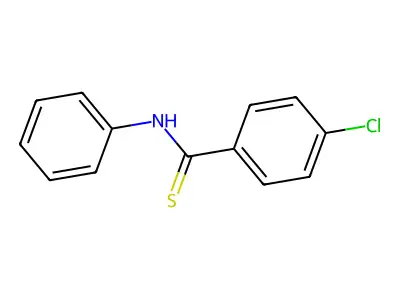 Benzenecarbothioamide, 4-chloro-N-phenyl- structure