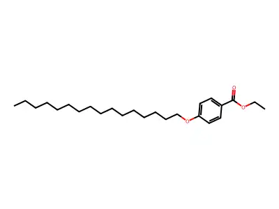 Ethyl 4-(hexadecyloxy)benzoate structure