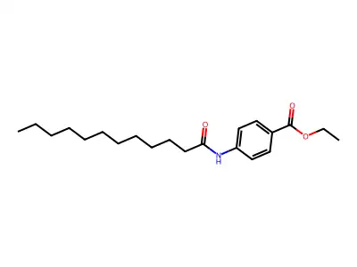 Ethyl 4-(dodecanoylamino)benzoate structure