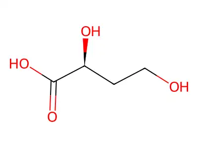 2,4-二羟基丁酸 structure