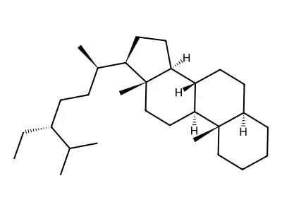 Stigmastane, (5alpha)- structure