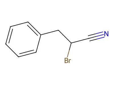 2-Bromo-3-phenylpropanenitrile structure