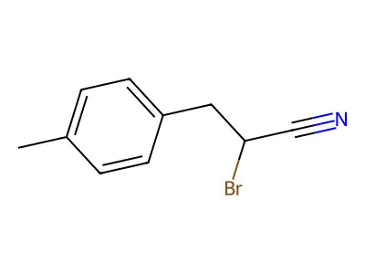 2-Bromo-3-(4-methylphenyl)propanenitrile structure