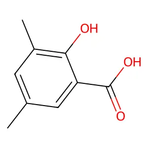 3,5-二甲基水杨酸 structure