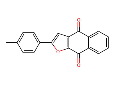 2-(4-Methylphenyl)naphtho[2,3-b]furan-4,9-dione structure