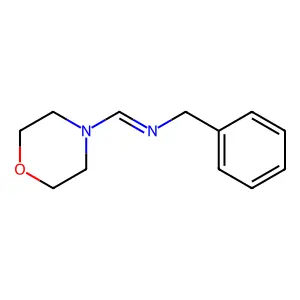 Methanimine, 1-(4-morpholino), N-(phenylmethyl) structure