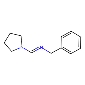 Methanimine, 1-(1-pyrrolidinyl), N-(phenylmethyl) structure