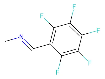 Methanamine, N-[(pentafluorophenyl)methylene]- structure