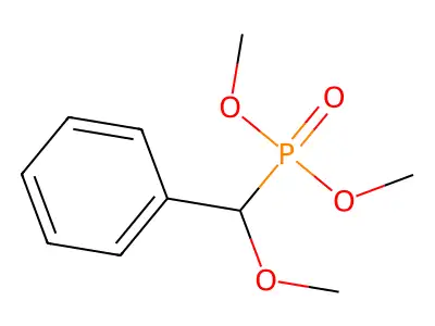 Dimethyl methoxy(phenyl)methylphosphonate structure
